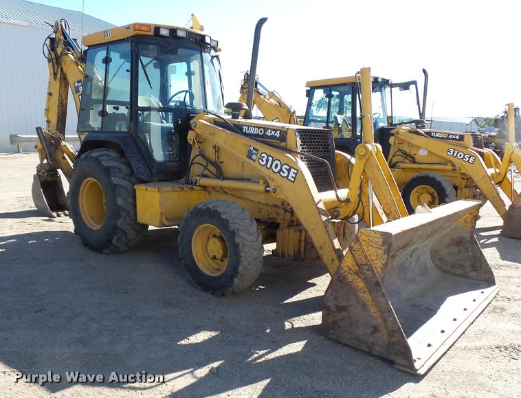 image for item DA3553 1997 John Deere 310SE backhoe