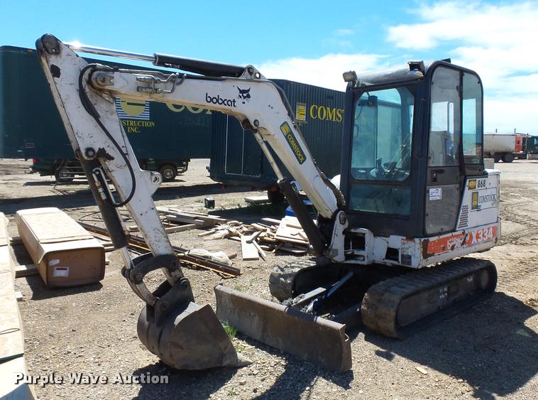 image for item DA3554 1999 Bobcat 334 compact excavator
