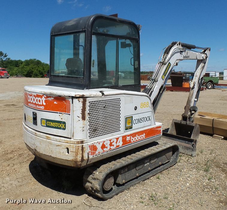 image for item DA3554 1999 Bobcat 334 compact excavator