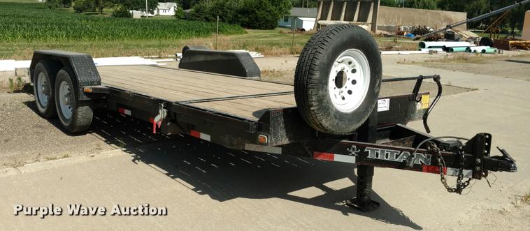 image for item DA5584 2014 Titan tilt deck equipment trailer