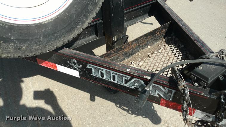 image for item DA5584 2014 Titan tilt deck equipment trailer