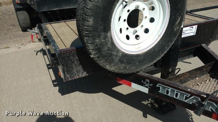 image for item DA5584 2014 Titan tilt deck equipment trailer