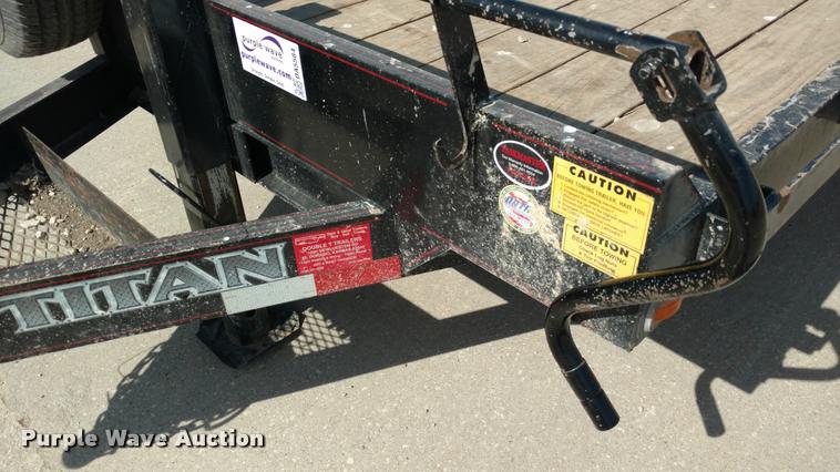 image for item DA5584 2014 Titan tilt deck equipment trailer