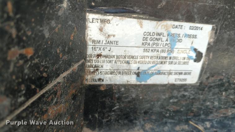 image for item DA5584 2014 Titan tilt deck equipment trailer