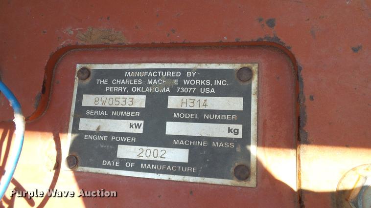 image for item DA6159 2002 Ditch Witch 3700DD trencher