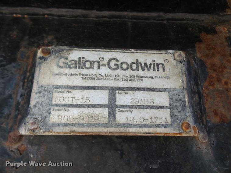 image for item DA6413 2009 Sterling L9500 dump truck