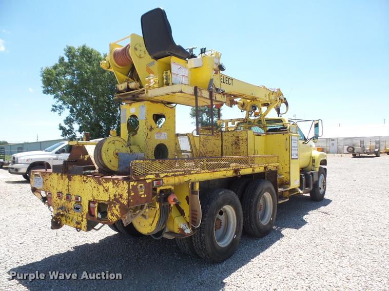 image for item DA6486 1994 GMC TopKick digger derrick truck