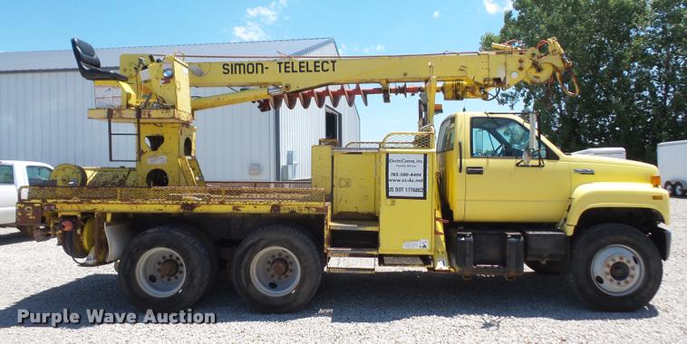 image for item DA6486 1994 GMC TopKick digger derrick truck