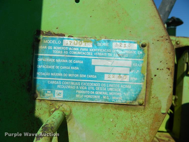 image for item DB1044 Terex TS14B conventional scraper