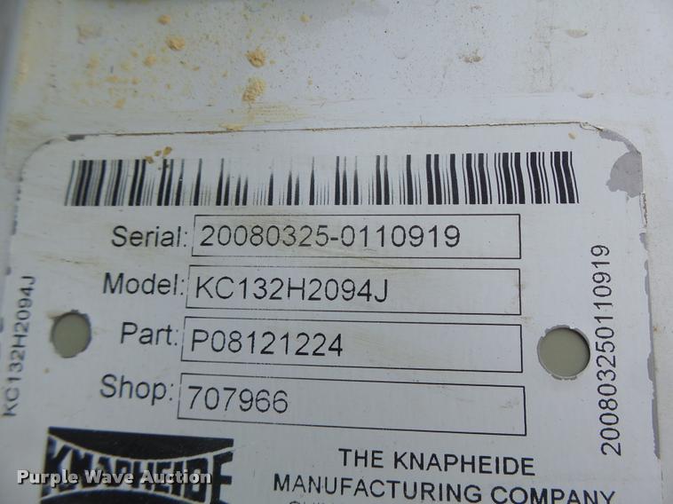 image for item DB1346 2008 Knapheide KC132H2094J utility bed