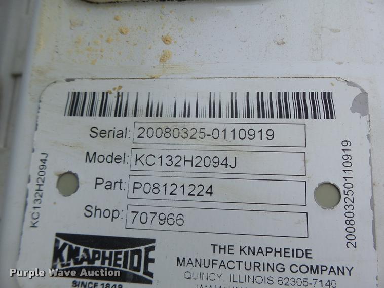 image for item DB1346 2008 Knapheide KC132H2094J utility bed