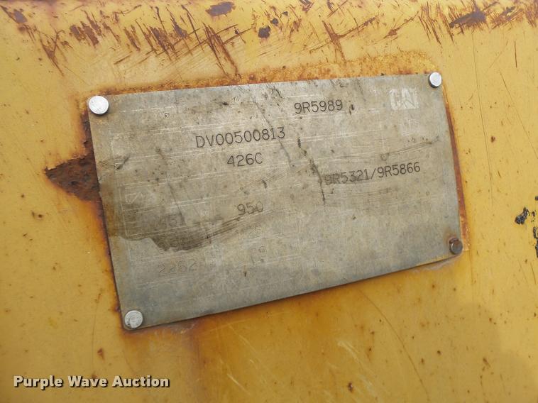 image for item DB1350 2000 Caterpillar 426C backhoe