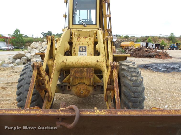 image for item DB1352 1969 Caterpillar 920 wheel loader