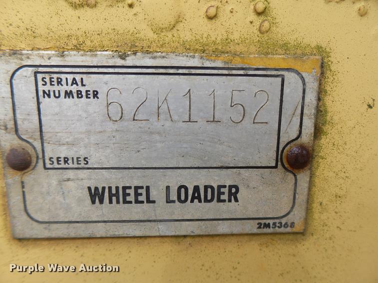image for item DB1352 1969 Caterpillar 920 wheel loader