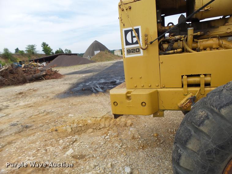 image for item DB1352 1969 Caterpillar 920 wheel loader