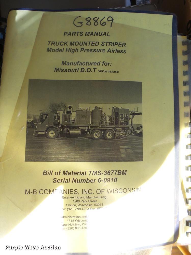 image for item DB7471 2003 Sterling Condor paint striper truck