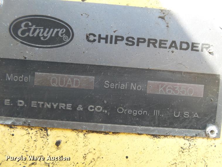 image for item DB7472 Etnyre Quad chip spreader