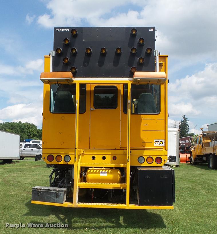 image for item DB7484 1996 Ford CFT8000 M-B807P paint striping truck