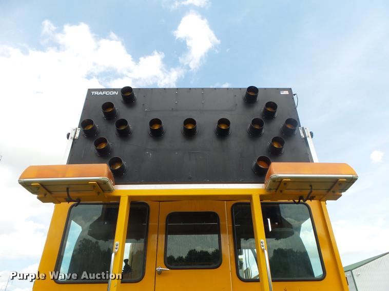 image for item DB7484 1996 Ford CFT8000 M-B807P paint striping truck