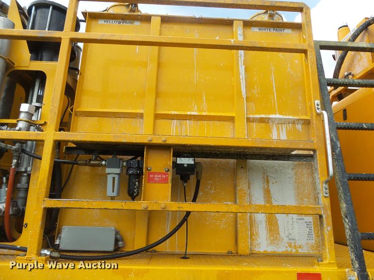 image for item DB7484 1996 Ford CFT8000 M-B807P paint striping truck