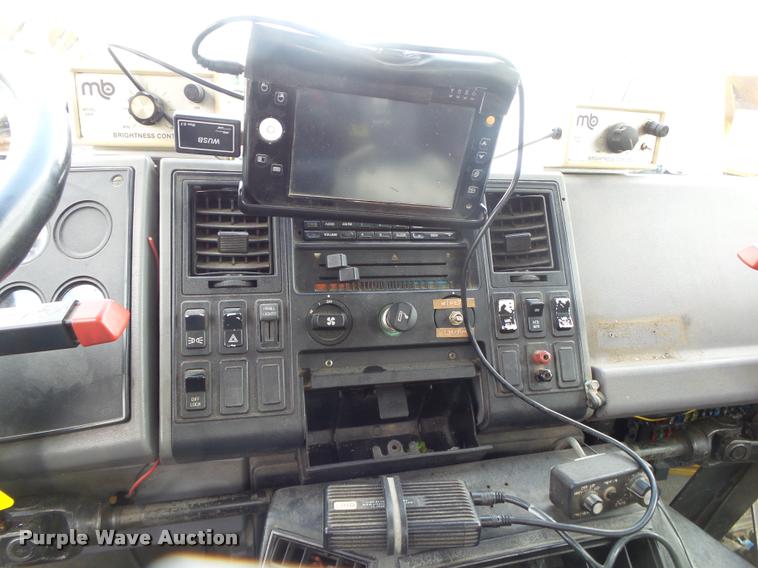 image for item DB7484 1996 Ford CFT8000 M-B807P paint striping truck