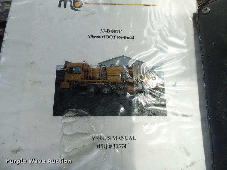 image for item DB7484 1996 Ford CFT8000 M-B807P paint striping truck