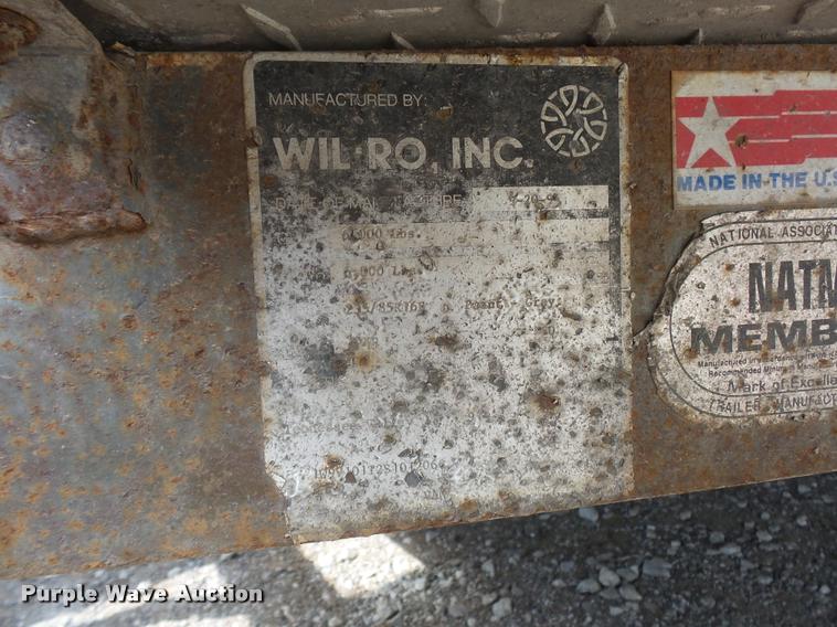 image for item DJ9598 1995 Wil-Ro Inc. office trailer