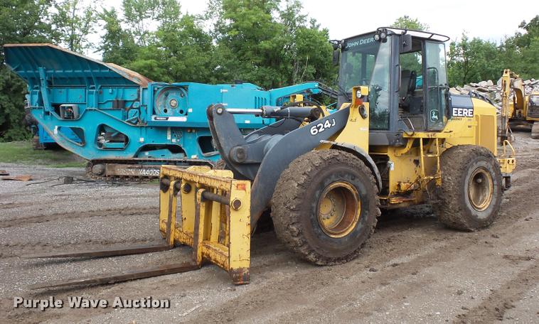 image for item DJ9605 2007 John Deere 624J wheel loader