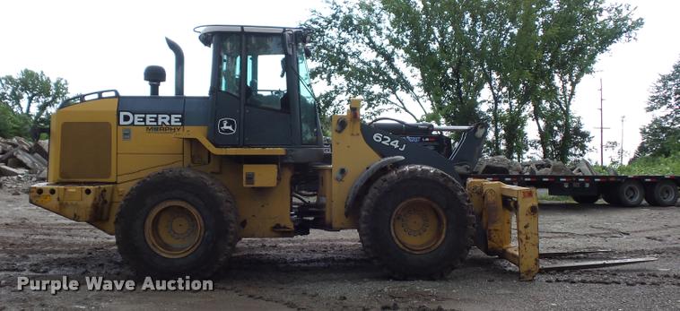 image for item DJ9605 2007 John Deere 624J wheel loader