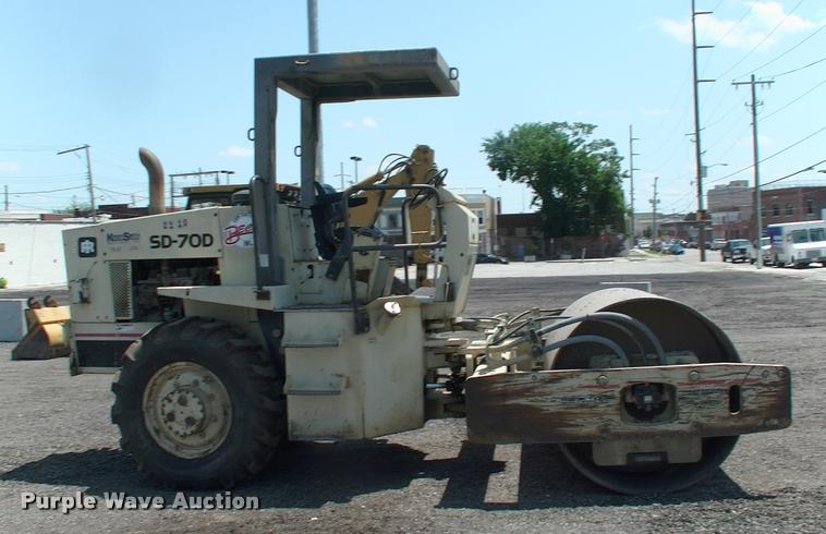 image for item DK9641 1994 Ingersoll Rand SD-70D single drum roller
