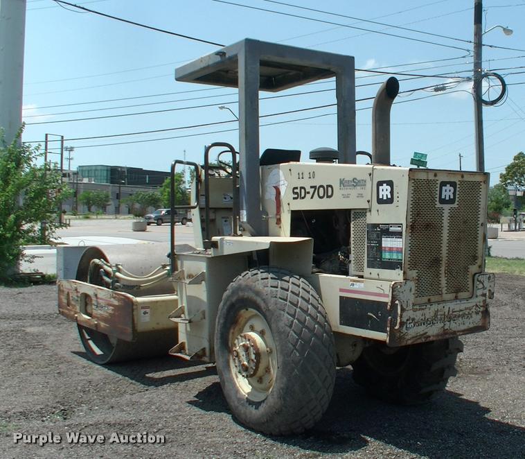 image for item DK9641 1994 Ingersoll Rand SD-70D single drum roller