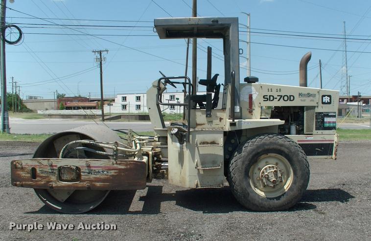 image for item DK9641 1994 Ingersoll Rand SD-70D single drum roller