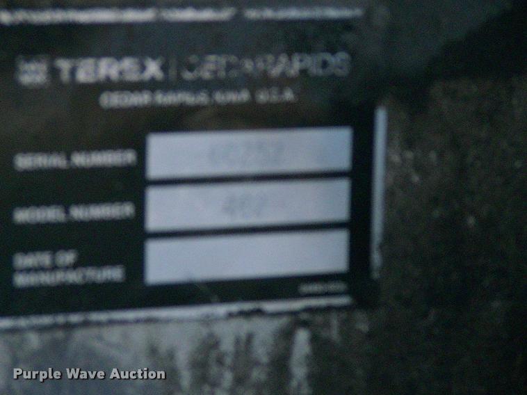 image for item DK9724 2005 Cedarapids CR462 paver