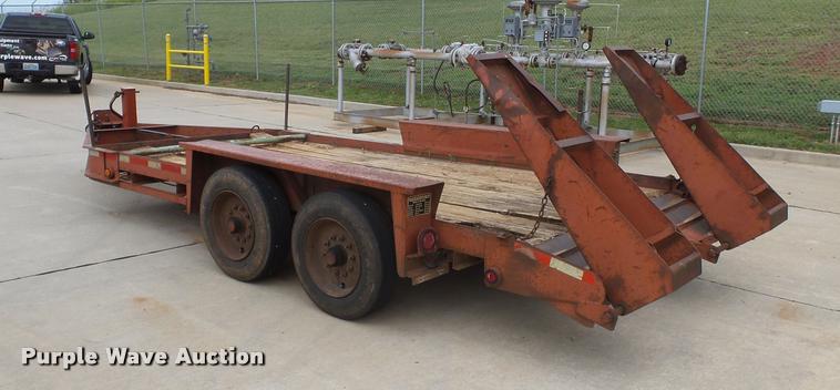 image for item K3267 2000 Belshe T-16 equipment trailer