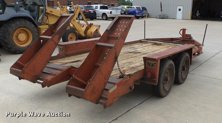 image for item K3267 2000 Belshe T-16 equipment trailer