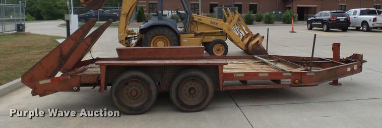 image for item K3267 2000 Belshe T-16 equipment trailer