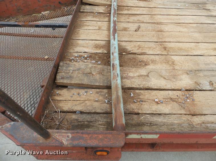 image for item K3267 2000 Belshe T-16 equipment trailer