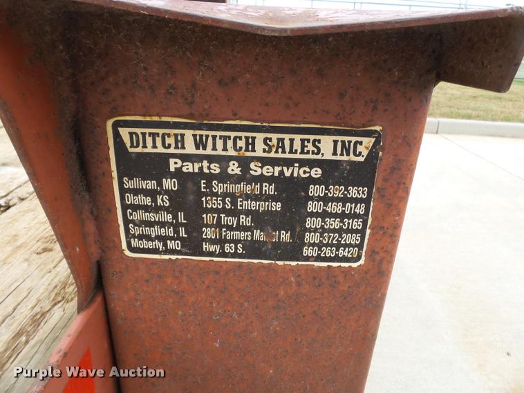 image for item K3267 2000 Belshe T-16 equipment trailer