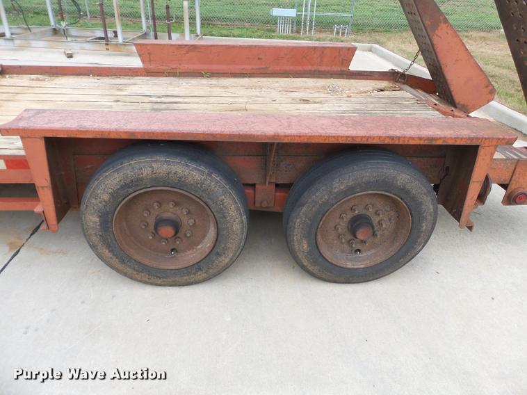 image for item K3267 2000 Belshe T-16 equipment trailer