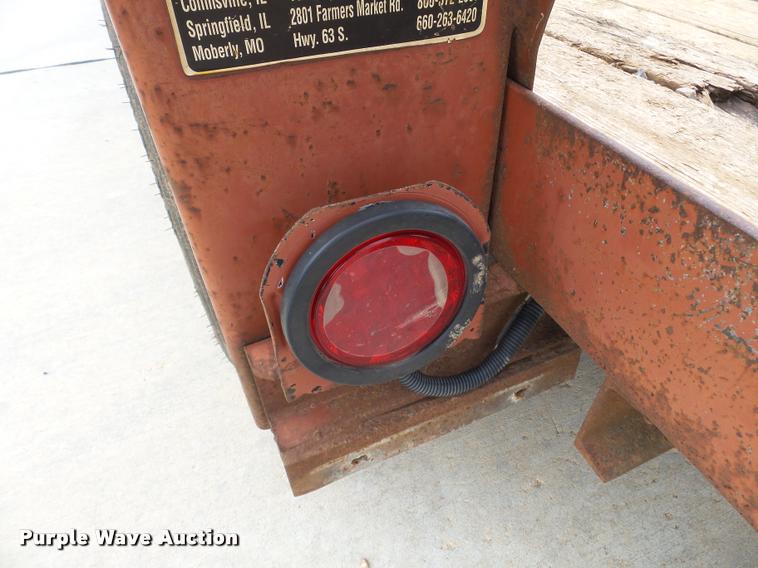 image for item K3267 2000 Belshe T-16 equipment trailer