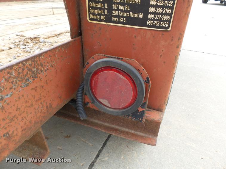 image for item K3267 2000 Belshe T-16 equipment trailer