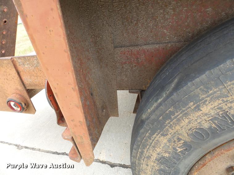 image for item K3267 2000 Belshe T-16 equipment trailer