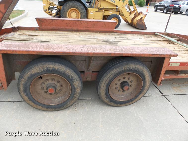 image for item K3267 2000 Belshe T-16 equipment trailer