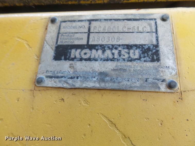 image for item K7568 1997 Komatsu PC400LC-6 excavator