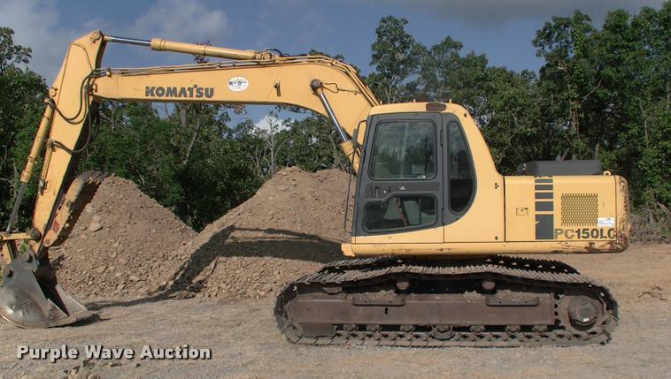 image for item L1963 2001 Komatsu PC150LC-6K excavator
