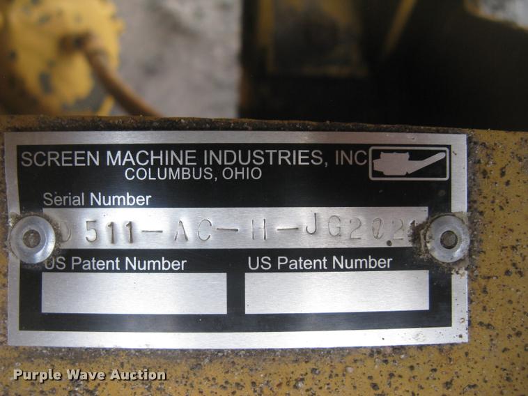 image for item L2327 2008 Screen Machine top soil screen plant