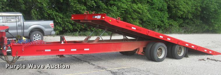 image for item L2328 1999 Evaco tilt deck equipment trailer