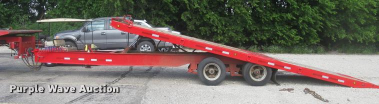 image for item L2328 1999 Evaco tilt deck equipment trailer