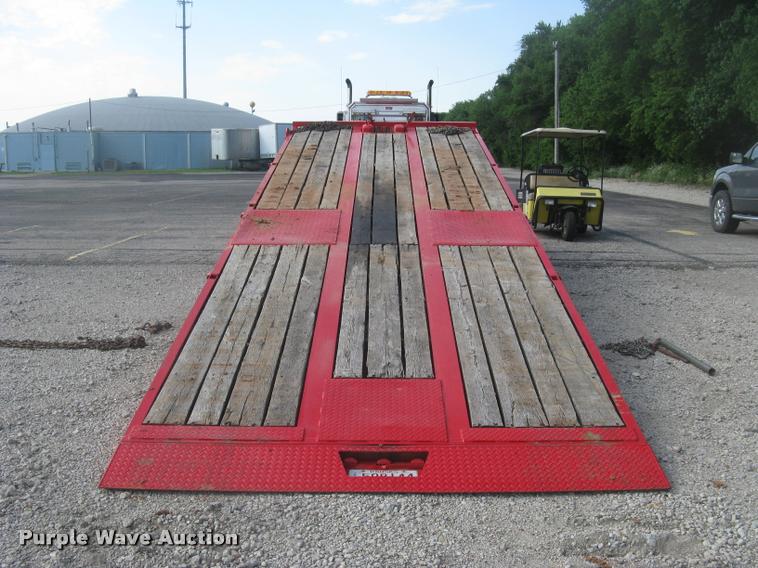 image for item L2328 1999 Evaco tilt deck equipment trailer