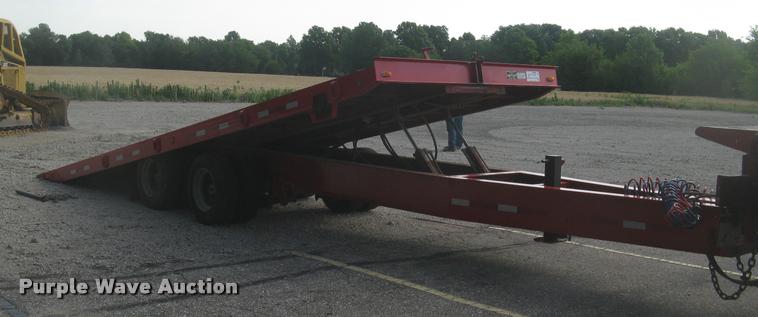 image for item L2328 1999 Evaco tilt deck equipment trailer